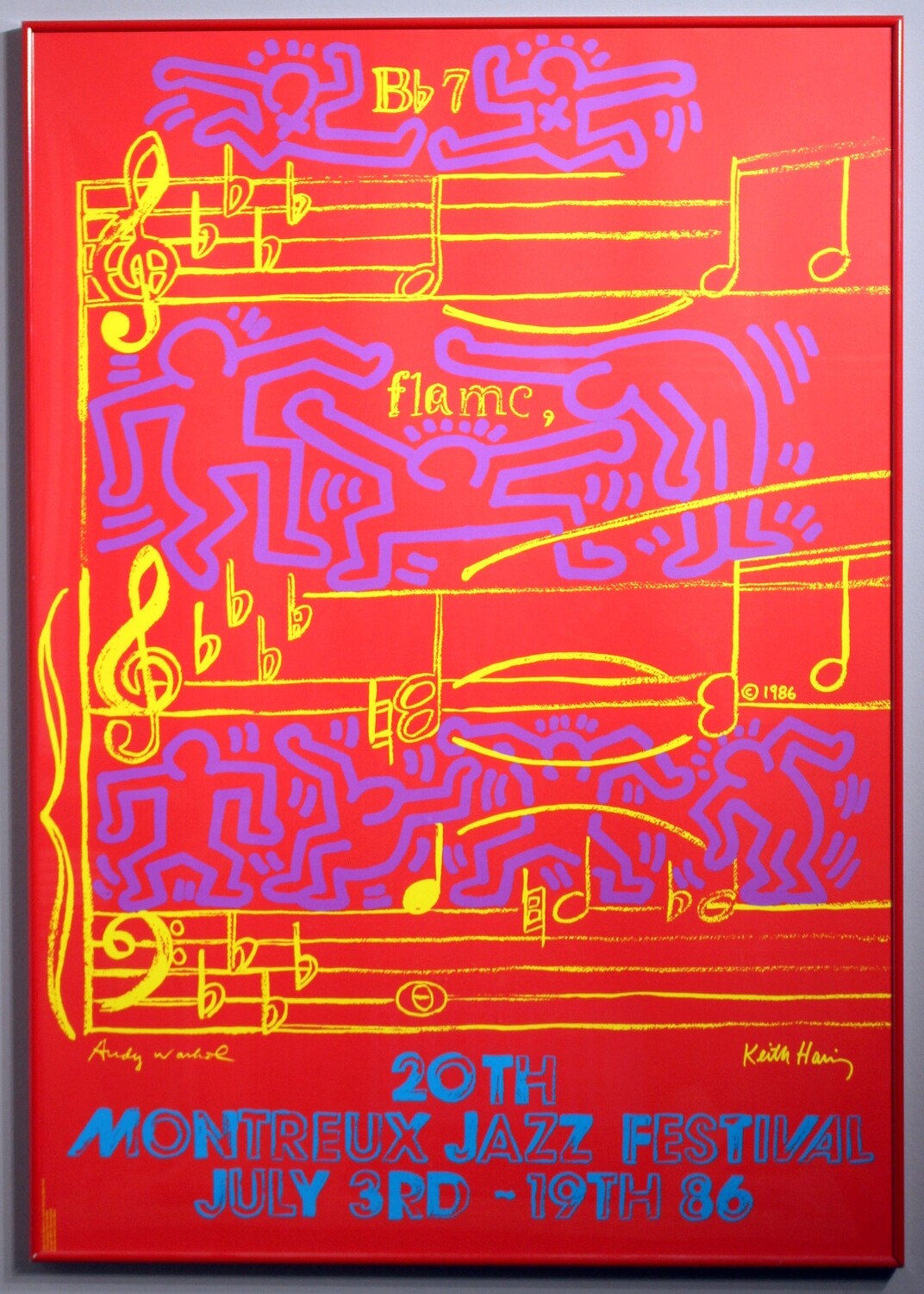 Warhol Andy + Haring Keith - Montreux Jazz Festival &#39;86