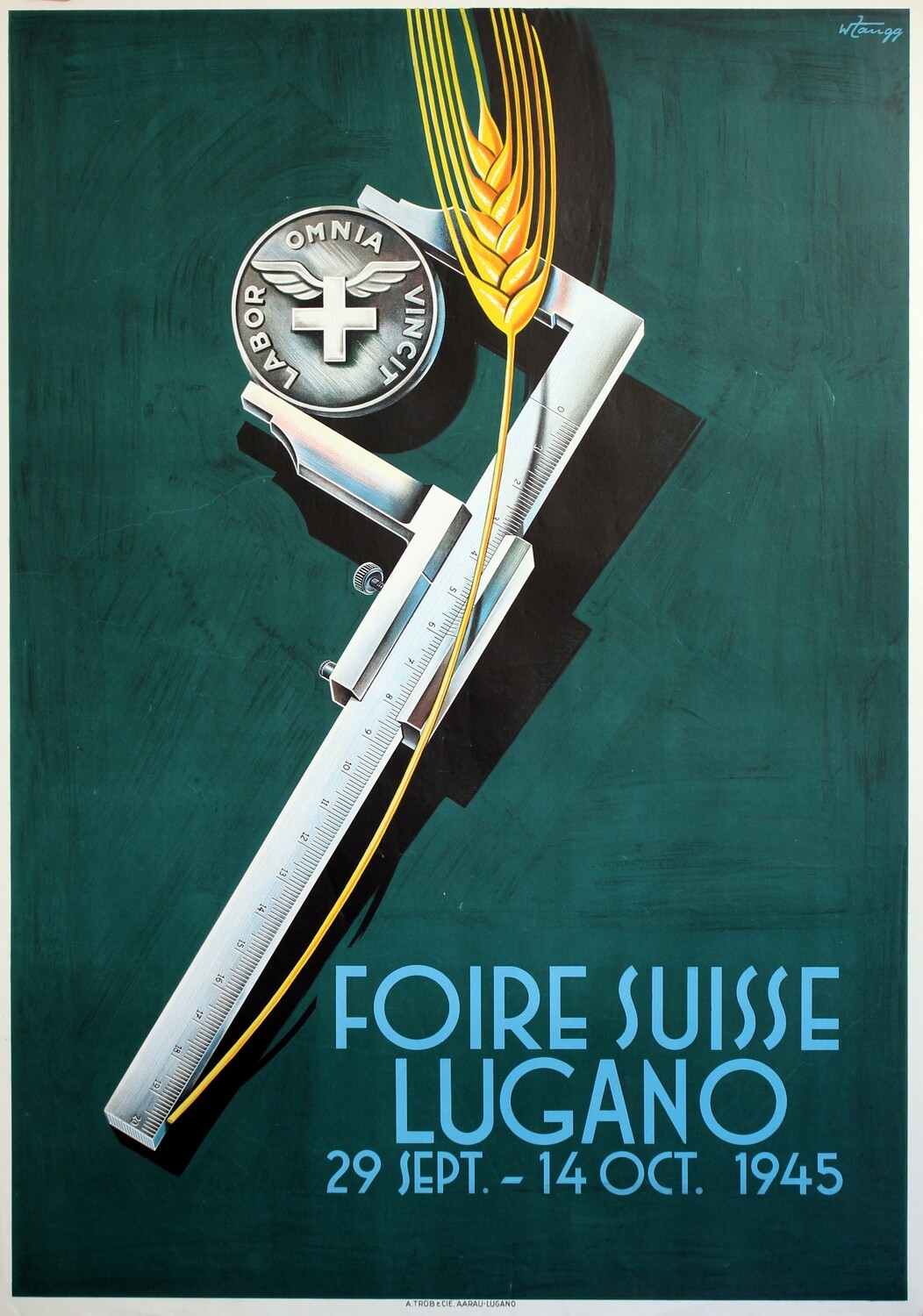 Zaugg W. - Foire Suisse Lugano 1945
