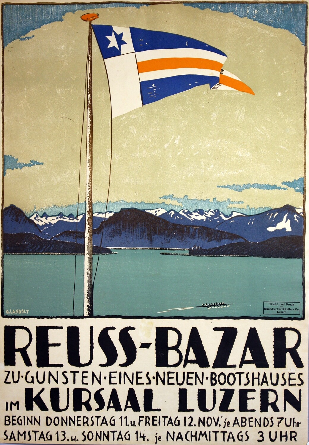 Landolt Otto - Reuss-Bazar für Bootshaus - Kursaal Luzern