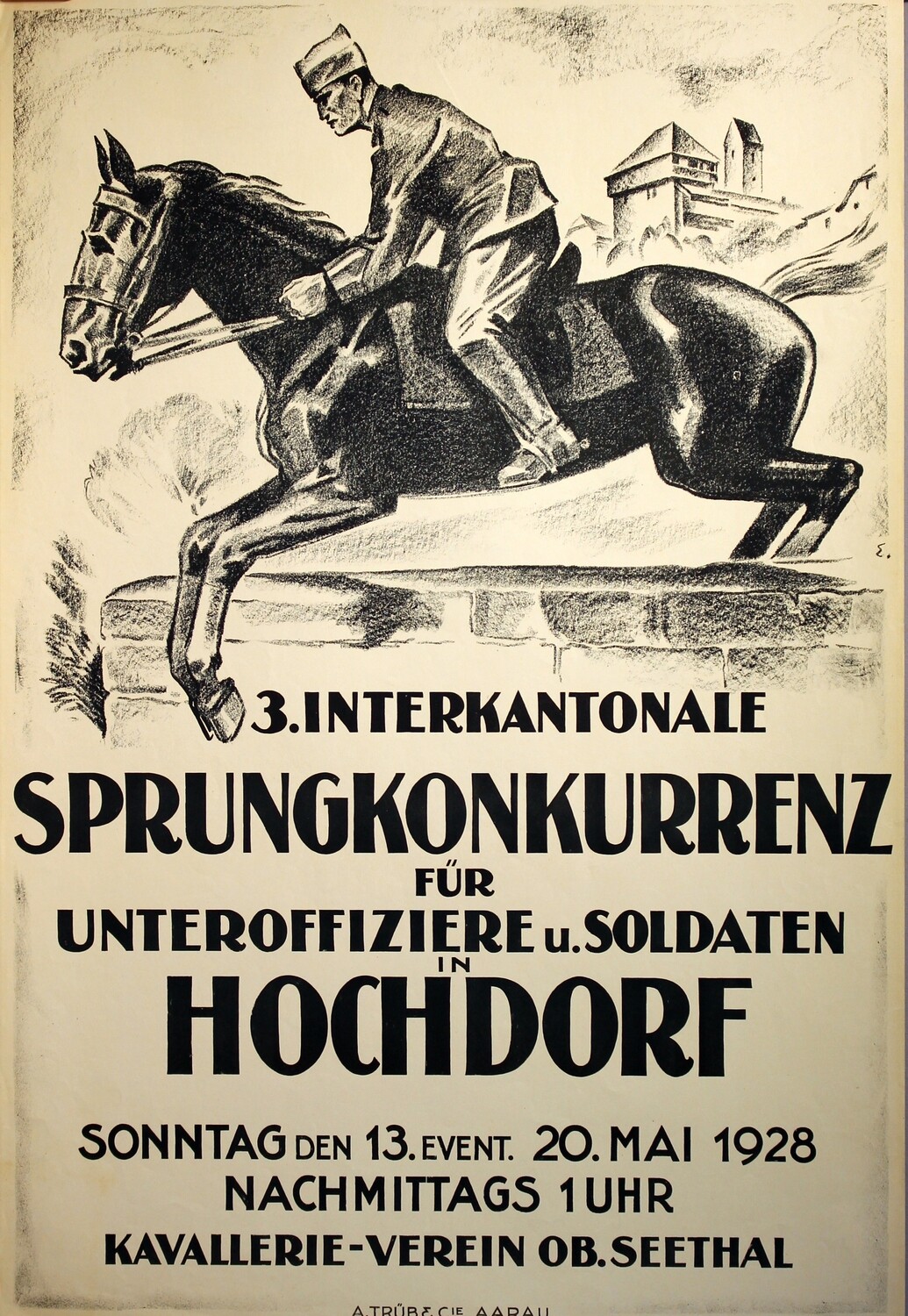 Ernst Otto - Sprunkgkonkurrenz in Hochdorf 1928