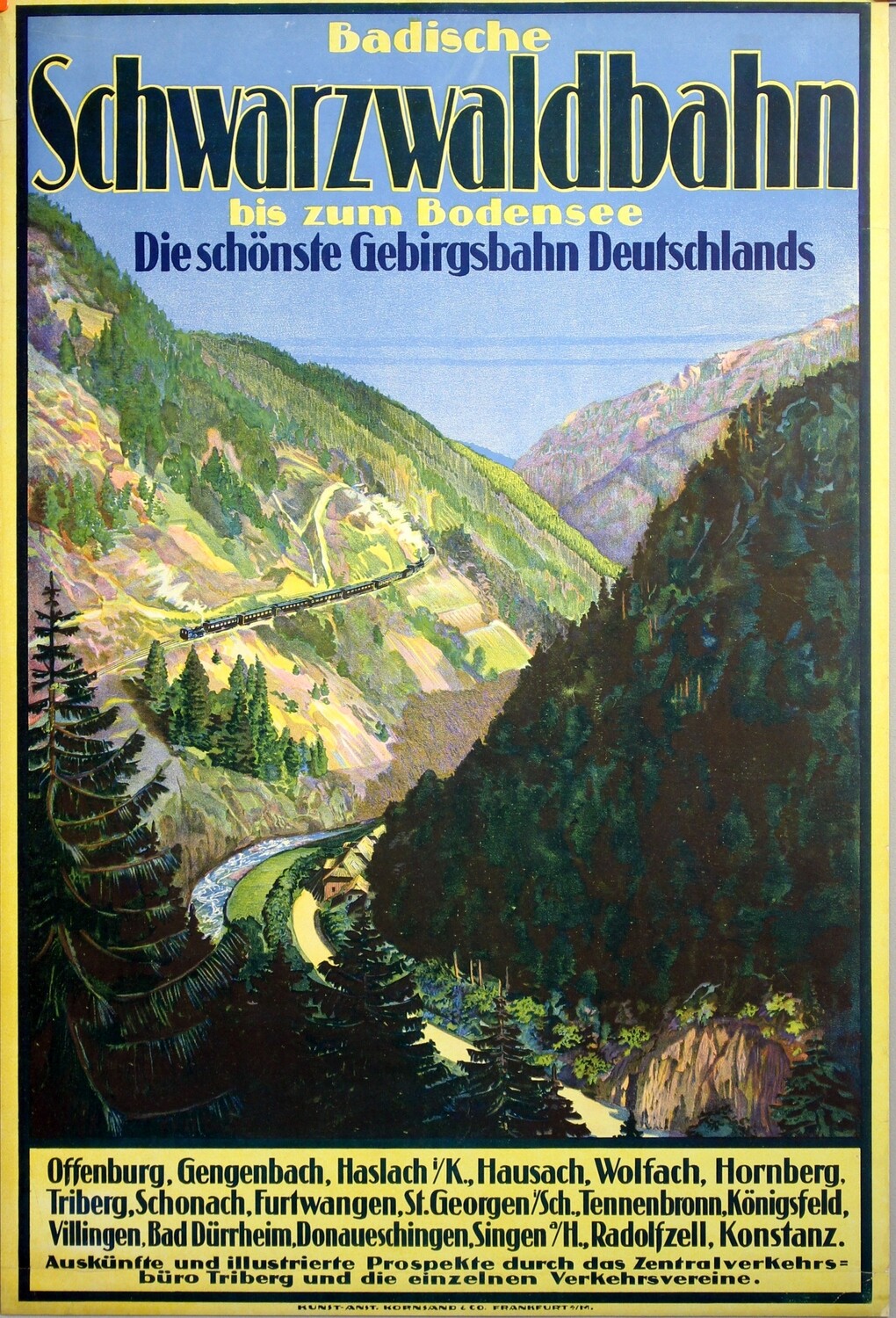 Badische Schwarzwaldbahn bis zum Bodensee