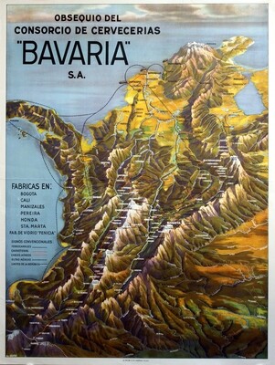 Obsequio del Consorcio de Cervecerias &quot;BAVARIA&quot; Bogota, Cali, Manizales, Pereira, Honda