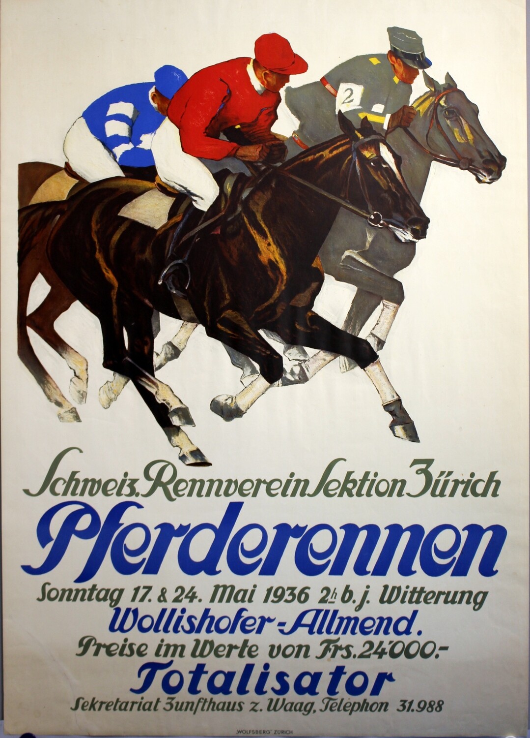 Hugentobler Iwan E. - Internationale Pferderennen Zürich
