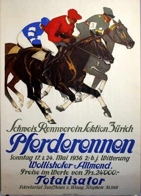 Hugentobler Iwan E. - Internationale Pferderennen Zürich