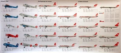 Hartmann Hans - Swissair&#39;s Fleet - Die Flugzeuge der Schweiz - La flotte de Swissair