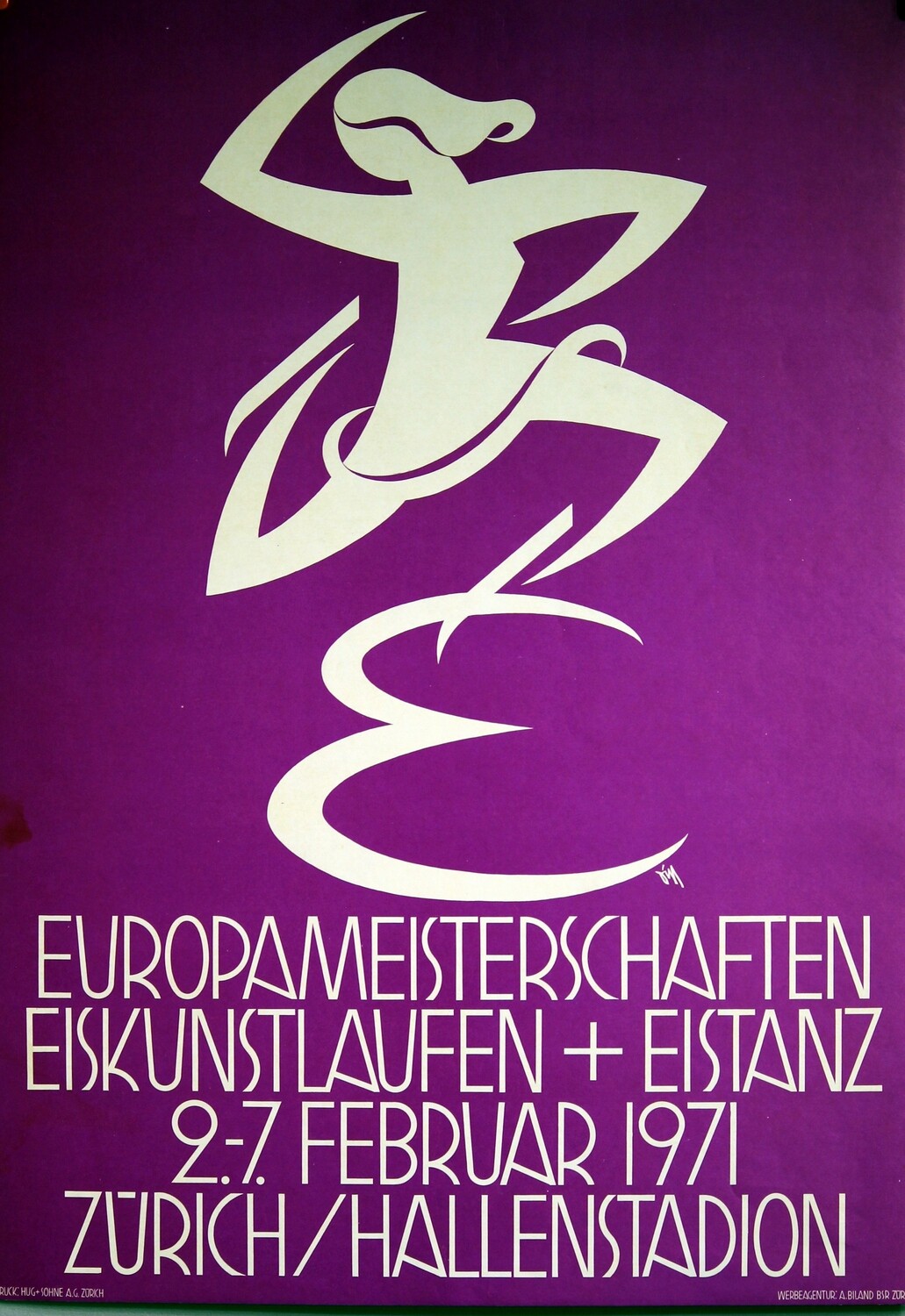 Diggelmann Alex - Europameisterschaften Eiskunstlaufen + Eistanz 1971 - Zürich Hallenstadion
