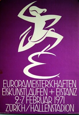 Diggelmann Alex - Europameisterschaften Eiskunstlaufen + Eistanz 1971 - Zürich Hallenstadion
