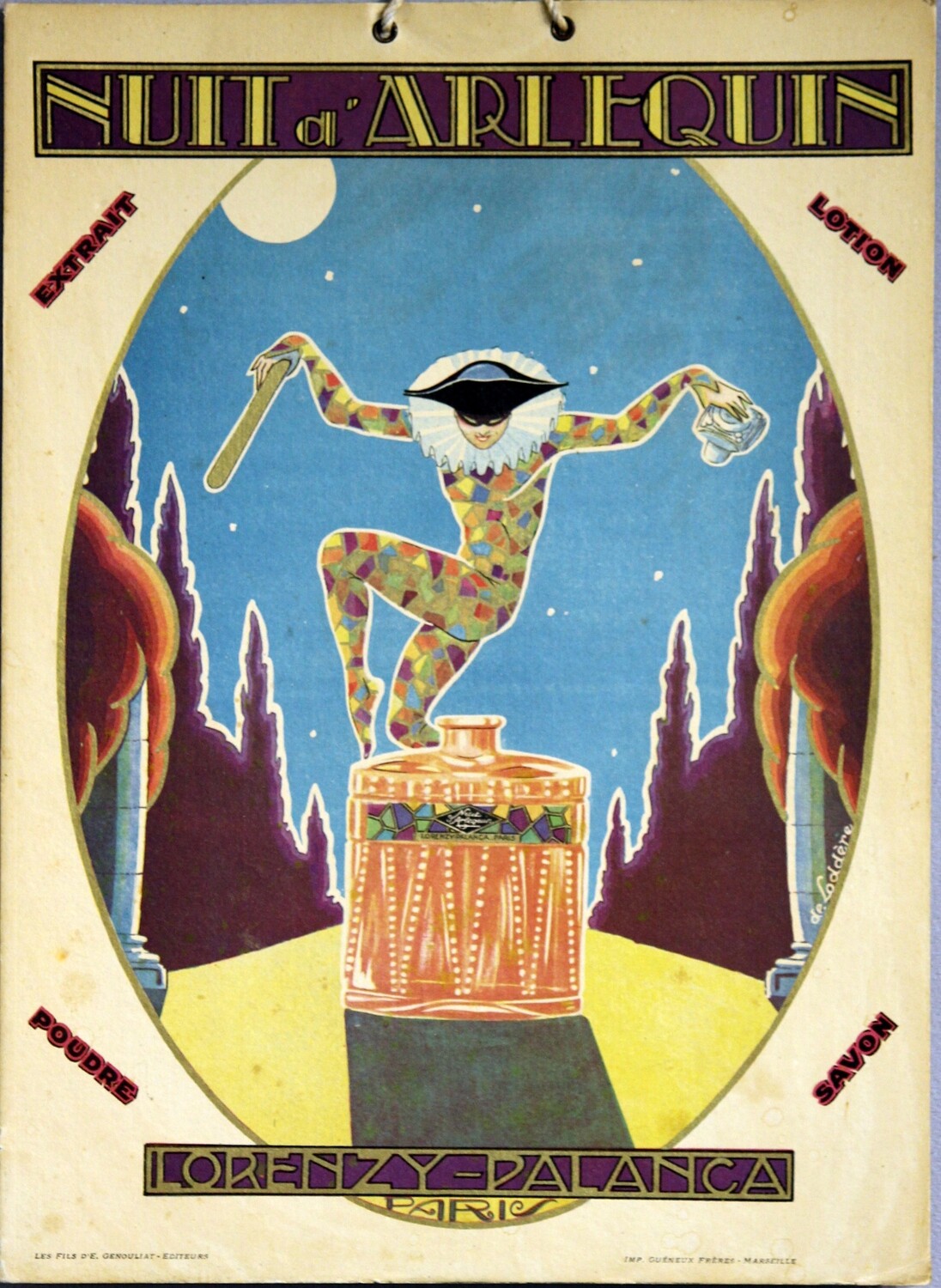 de Loddère - Nuit d&#39;Arlequin - Lorenzy - Palanca Paris