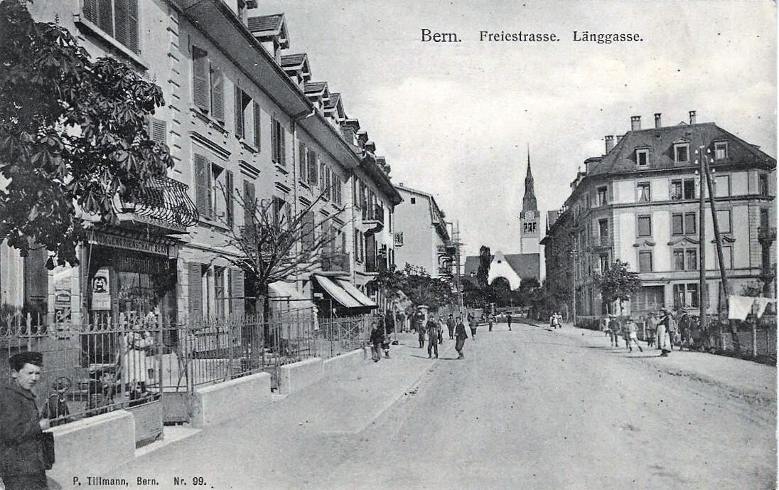 Bern - Freiestrasse - Länggasse um 1910