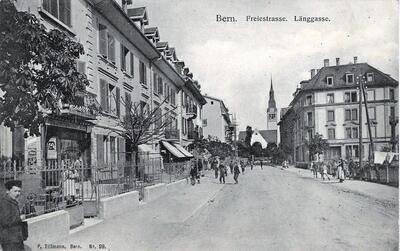 Bern - Freiestrasse - Länggasse um 1910