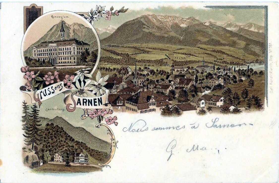 Sarnen um 1899