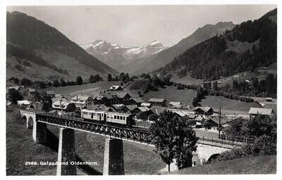 Gstaad und Oldenhorn um 1930