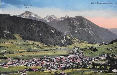 Zweisimmen um 1920