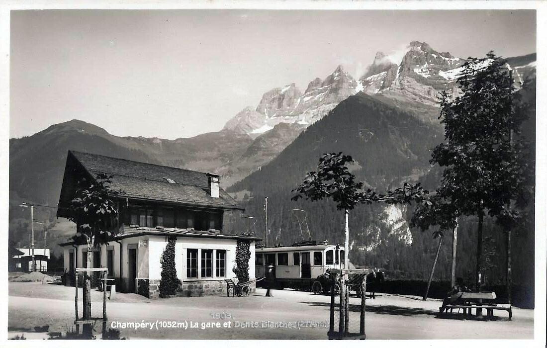 Champéry - La Gare ca. 1930
