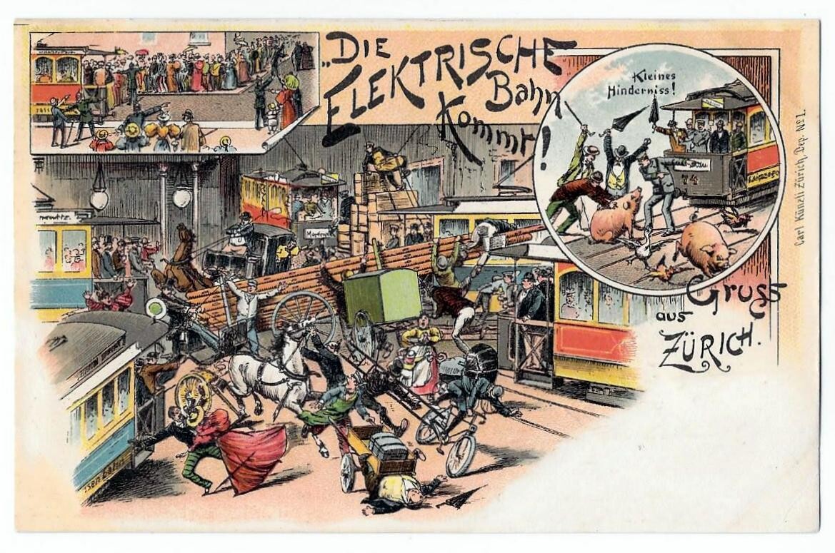 Zürich - Die elektrische Bahn kommt!