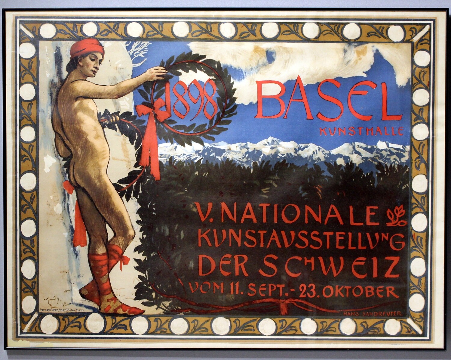 Sandreuter Hans - V. Nationale Kunstausstellung der Schweiz 1898