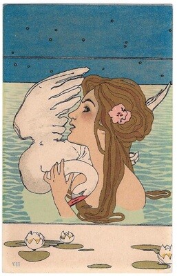 Kirchner Raphael - Leda and the swan