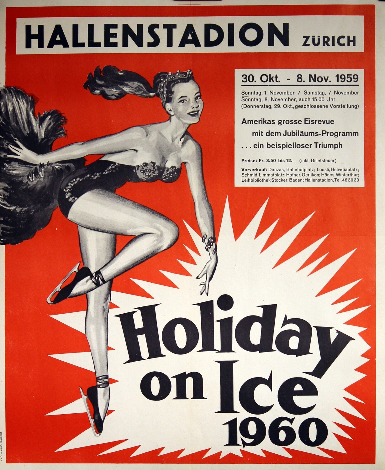 Holiday on Ice - Hallenstadion Zürich 1960