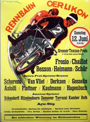 Fauquex Eugène - Rennbahn Oerlikon-Zürich 1954