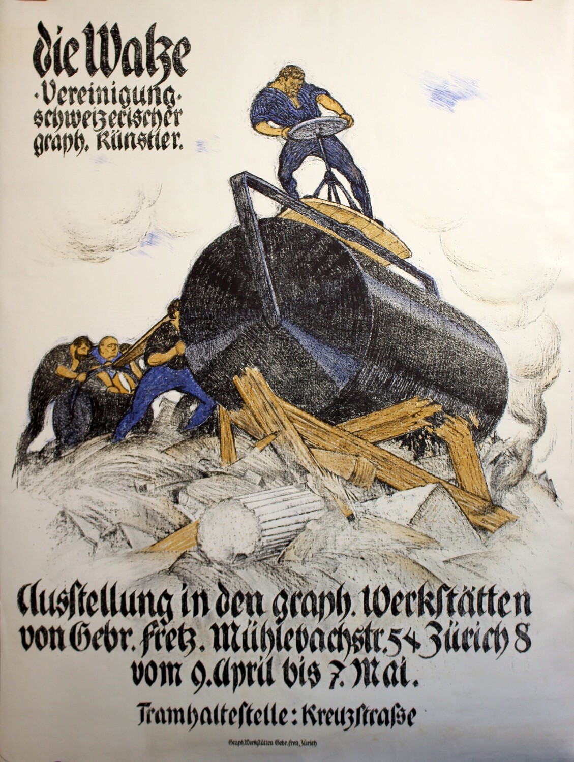 Mangold Burkhard - die Walze - Vereinigung schweizerischer graph. Künstler