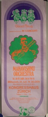 Zürich - Mahavishnu Orchestra - John Mc Laughlin 1974