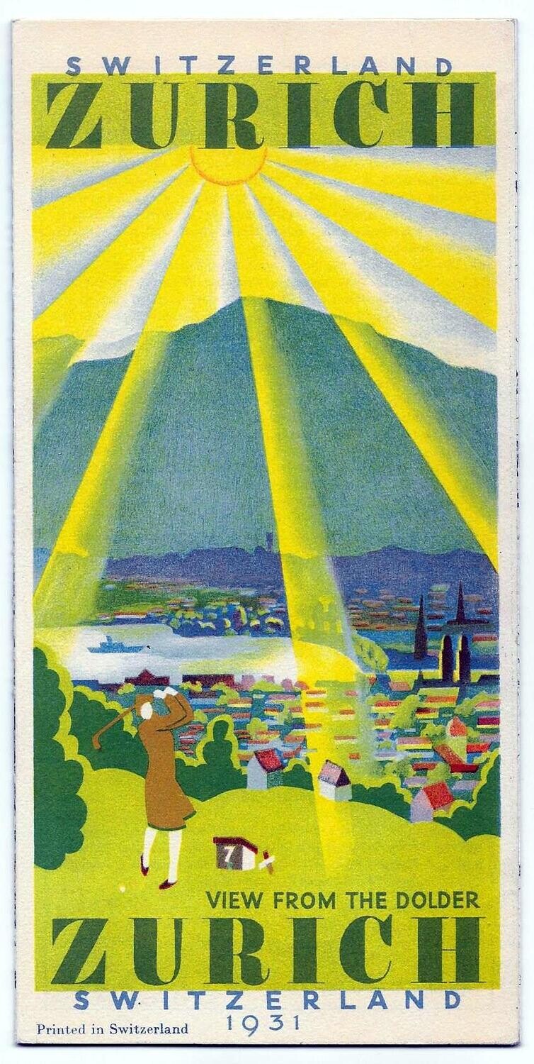 Prospekt Zürich Switzerland 1931