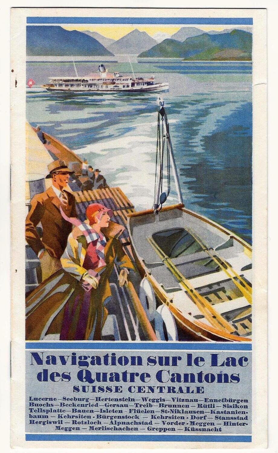 Prospekt Navigation sur le Lac des Quatre Cantons - Suisse Centrale