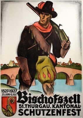 Böckly Carl - Thurgau. Kantonal-Schützenfest Bischofszell 1927
