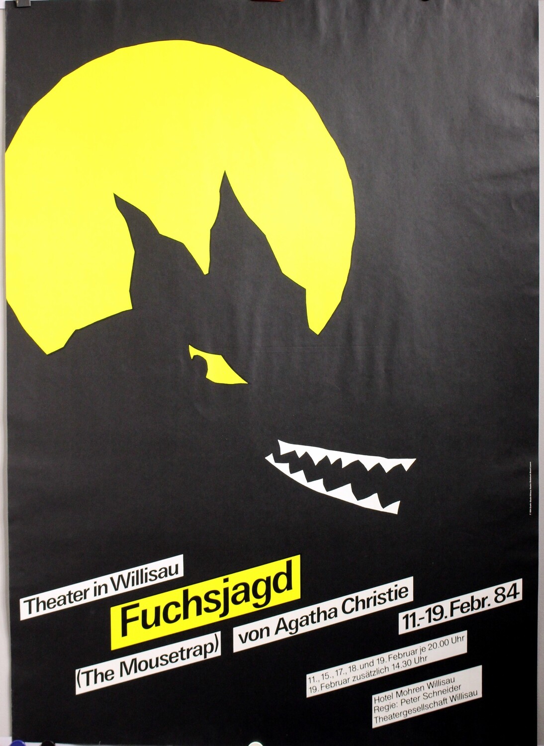 Troxler Niklaus - Theater in Willisau - Fuchsjagd - The Mousetrap -Agatha Christie