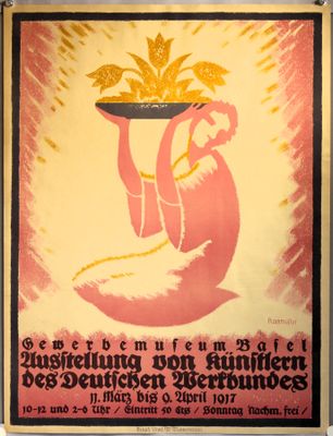 Kammüller Paul, Ausstellung von Künstlern des Deutschen Werkbundes, Gewerbemuseum Basel 1917