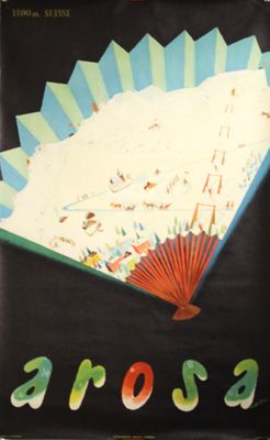 Carigiet Alois, Arosa Suisse, Original Plakat