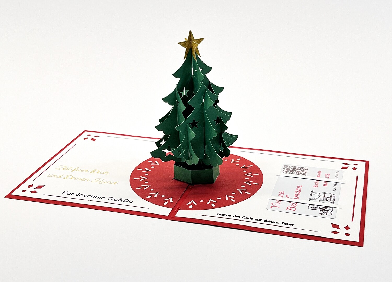 Gutscheinkarte &quot;Weihnachts Pop-Up Card&quot;