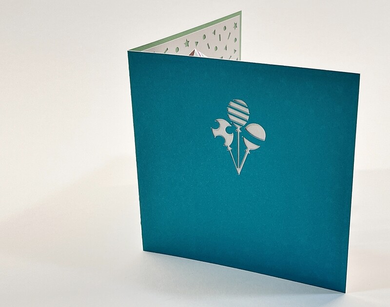 Gutscheinkarte &quot;Balloon Pop-Up Card&quot;
