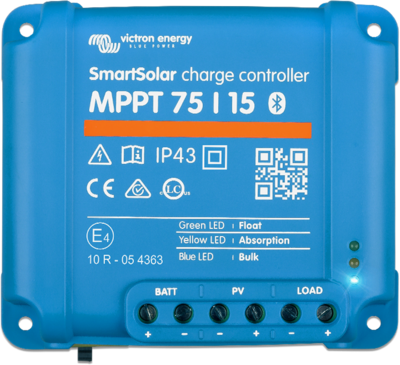 SmartSolar MPPT 75/15 Solarladeregler 12/24V 15A