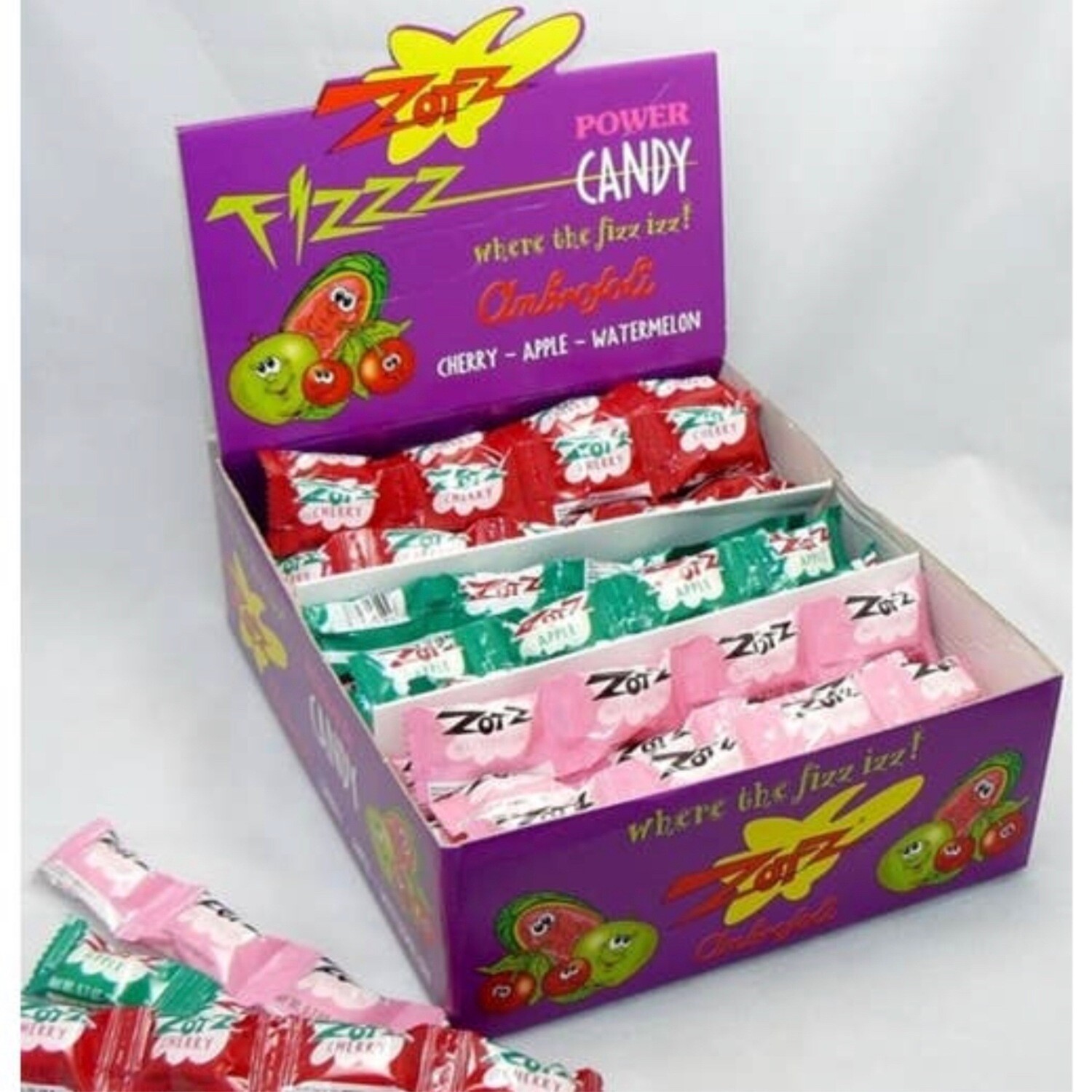 Zotz Fizzy Sour Candy (4 Pack)