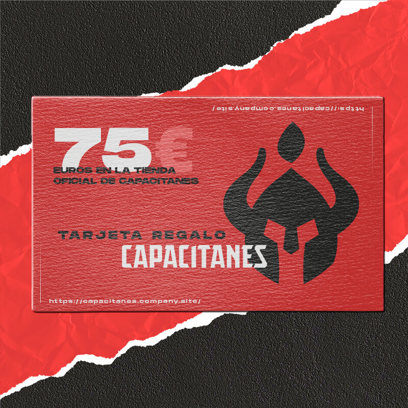 Tarjeta Regalo con 75 € en la tienda oficial de Capacitanes