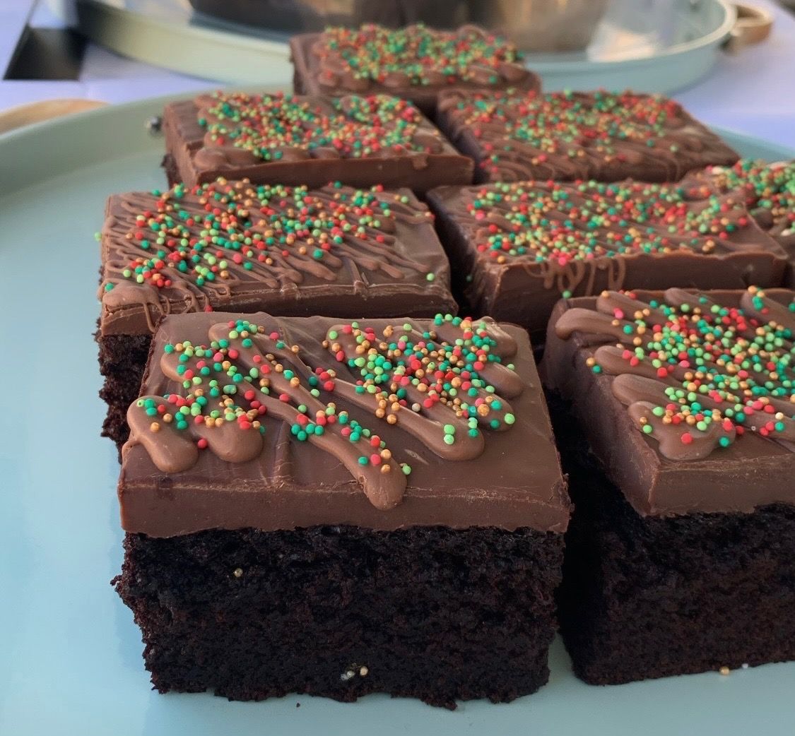 Chocolate Fudge Cake Slices Chocolate Fudge Cake Slices