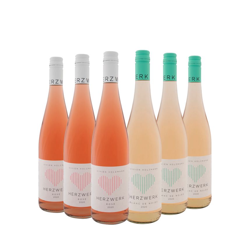 Weiß trifft Rosé