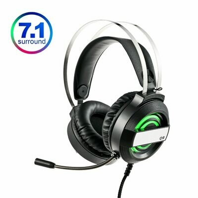 7.1 Gaming Headset with Microphone for PC Computer for Xbox One Professional Gamer Surround Sound RGB Light