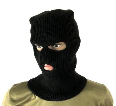Skimaske Sturmmaske Schwarz