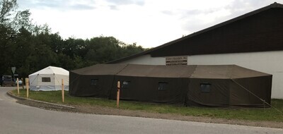 Militär-Zelt Universalzelt 55 Schweizer Armee