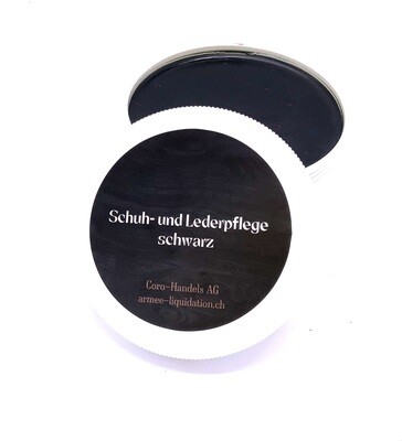 Schuhfett, Schuhcreme, Lederpflege Schwarz