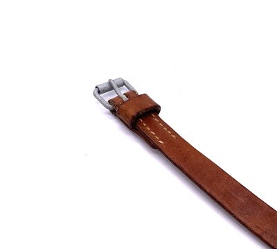 Packriemen Leder Braun, Rucksackriemen, Lederriemen 65 cm, Lederriemli Schweizer Armee
