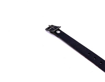 Packriemen Leder Schwarz, Rucksackriemen, Lederriemen 35 cm, Lederriemli Schweizer Armee