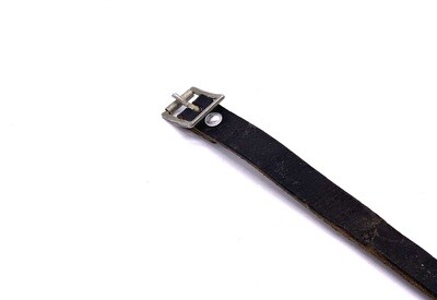 Packriemen Leder Schwarz, Rucksackriemen, Lederriemen 65 cm, Lederriemli Schweizer Armee gebraucht