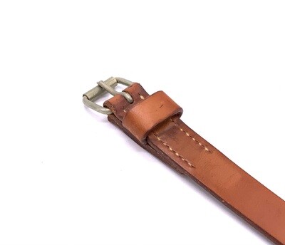 Packriemen Leder Braun, Rucksackriemen, Lederriemen 165 cm, Lederriemli Schweizer Armee
