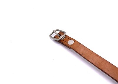 Packriemen Leder Braun, Rucksackriemen, Lederriemen 185 cm, Lederriemli Schweizer Armee