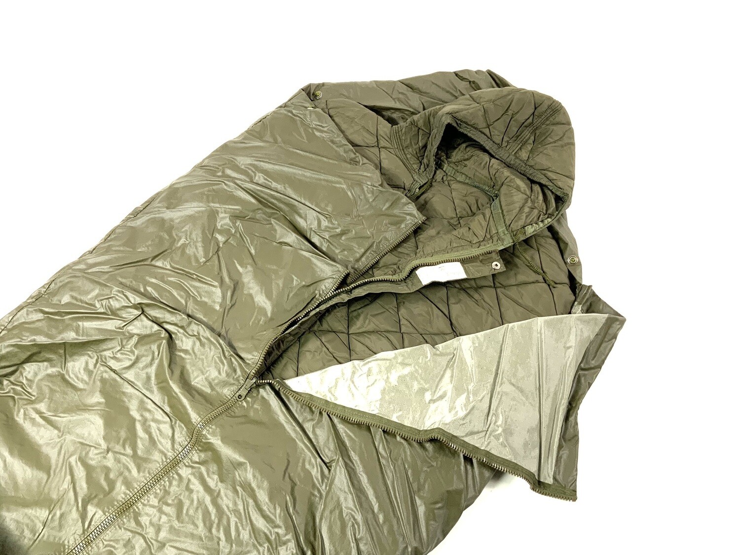 Original Militär-Schlafsack mit wetterferster Aussenhülle der Schweizer Armee