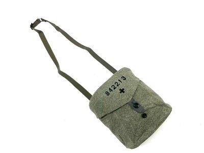 Militär Gasmaskentasche Schweizer Armee, Handtasche/Beutel aus Segeltuch &quot;Salz &amp; Pfeffer&quot;