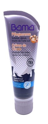 Bama Pflegecreme , Schuhcreme, Lederpflege Braun/Dunkelbraun